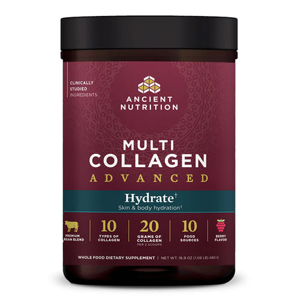 Ancient Nutrition Multi Collagen Advanced Hydrate (16.9 oz)