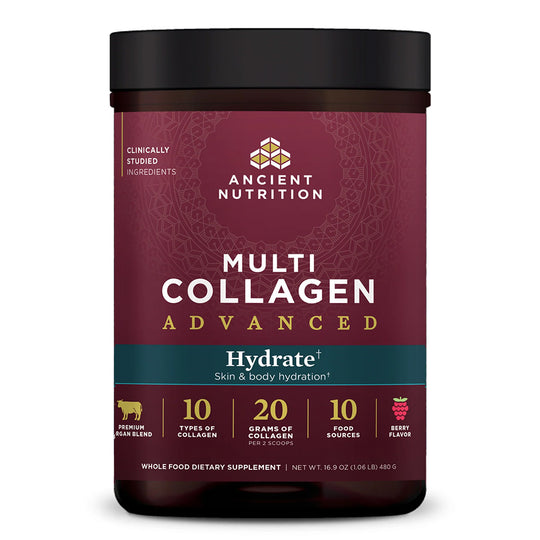 Ancient Nutrition Multi Collagen Advanced Hydrate (16.9 oz)
