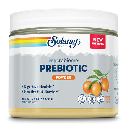 Solaray Mycrobiome Prebiotic Powder- Citrus (5.64 oz)