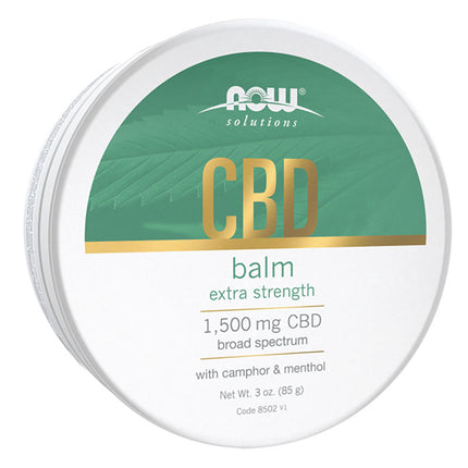 NOW Solutions CBD Balm, Extra Strength (3 oz)