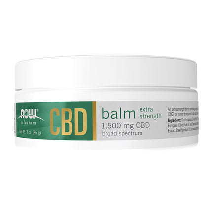 NOW Solutions CBD Balm, Extra Strength (3 oz)