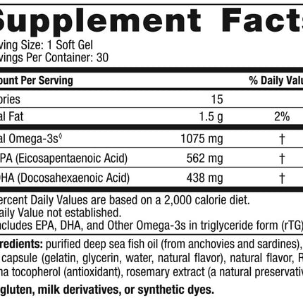 Nordic Naturals Ultimate Omega One Daily (30 softgels)