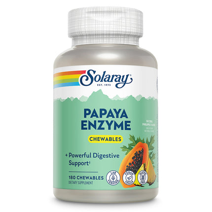 Solaray Papaya Enzyme (180 chewables)