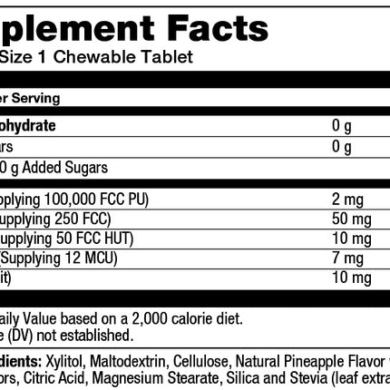 Solaray Papaya Enzyme (180 chewables)