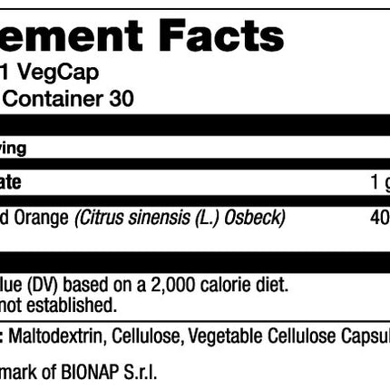 Solaray Moro Red Orange Extract Morosil® (30 vegcaps)