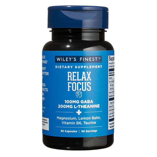 Wiley's Finest Relax Focus (30 capsules)