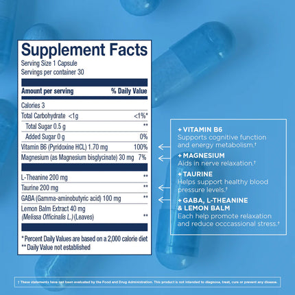 Wiley's Finest Relax Focus (30 capsules)