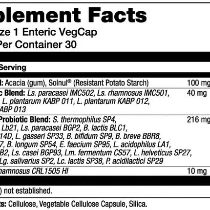 Solaray Mycrobiome Complete Probiotic - Men's Formula (30 vegcaps)