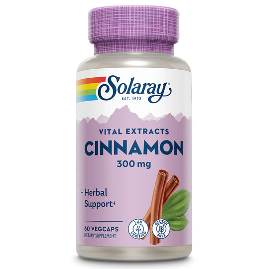 Solaray Cinnamon Bark Extract 300mg (60 veggie caps)