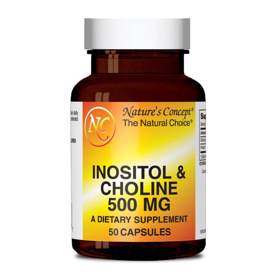 Nature's Concept Inositol & Choline 250mg (50 capsules)