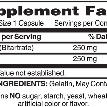 Nature's Concept Inositol & Choline 250mg (50 capsules)