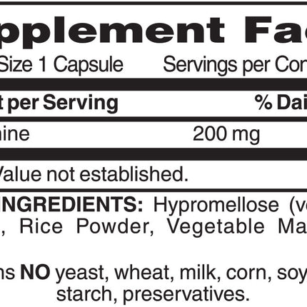 Nature's Concept L-Theanine 200mg (60 capsules)