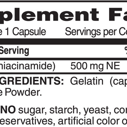 Nature's Concept Niacinamide 500mg (100 capsules)