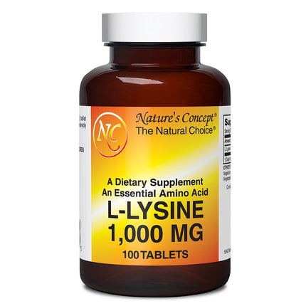 Nature's Concept L-Lysine 1000mg (100 tablets)