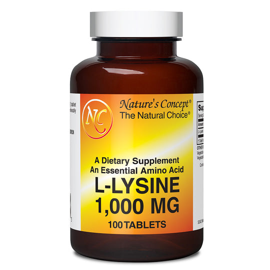 Nature's Concept L-Lysine 1000mg (100 tablets)