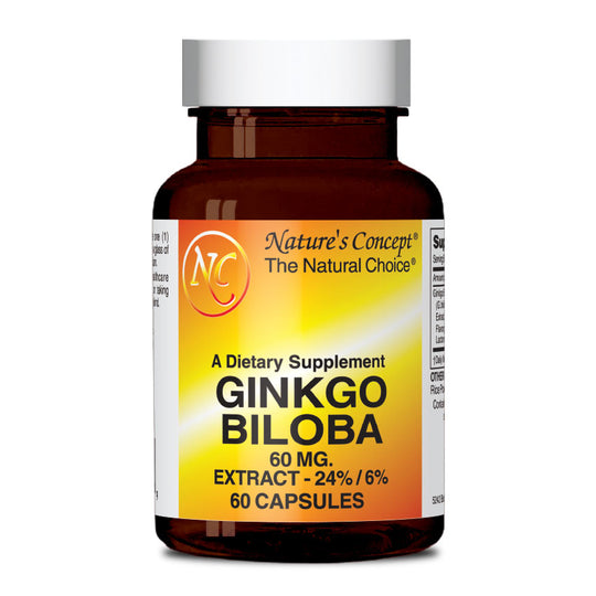Nature's Concept Ginkgo Biloba 60mg (60 capsules)