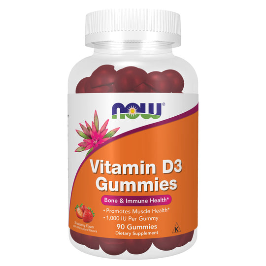 NOW Vitamin D3 Gummies (90 gummies)