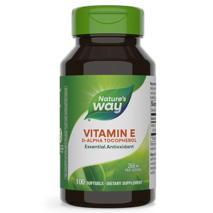 Nature's Way Vitamin E 268mg (400 IU) (100 softgels)