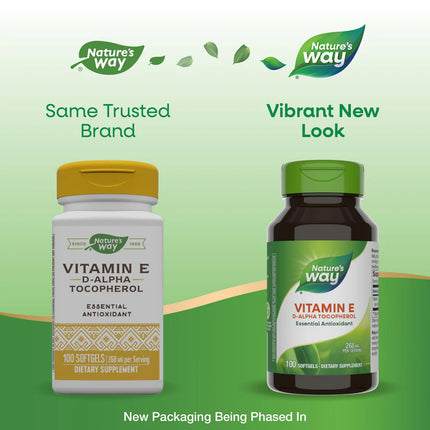 Nature's Way Vitamin E 268mg (400 IU) (100 softgels)