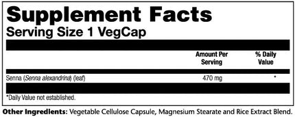 Solaray Senna Leaf (100 capsules)