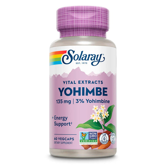 Solaray Yohimbe Bark Extract 135mg (60 vegcaps)