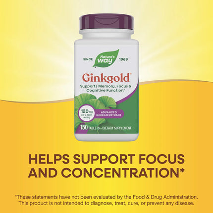 Nature's Way Ginkgold (150 tablets)