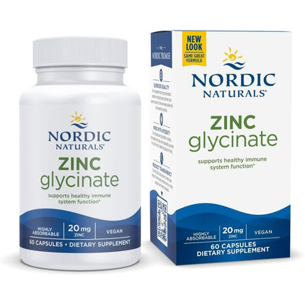 Nordic Naturals Zinc Glycinate (60 capsules)