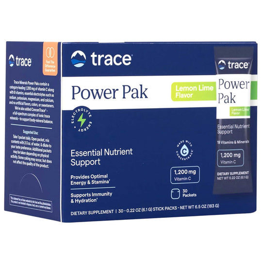 Trace Electrolyte Stamina Power Pak - Lemon Lime (30 packets)