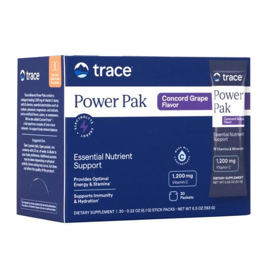 Trace Electrolyte Stamina Power Pak - Concord Grape (30 packets)