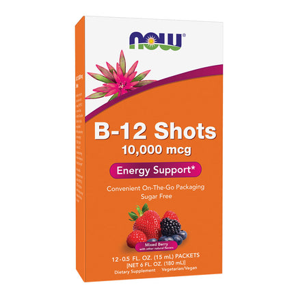 NOW B-12 Shots 10,000mcg (12 packets)