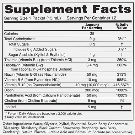 NOW B-12 Shots 10,000mcg (12 packets)