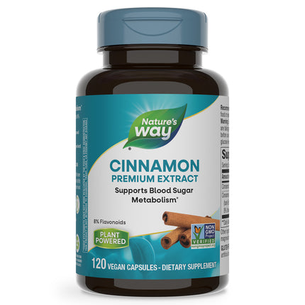 Nature's Way Cinnamon Standardized (120 veggie caps)