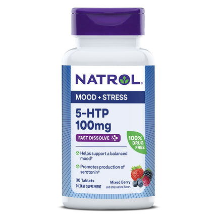 Natrol 5-HTP Fast Dissolve 100mg (30 tabs)