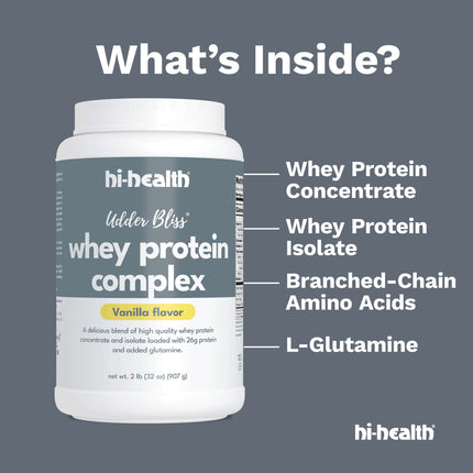 Hi-Health Udder Bliss Whey Protein Complex (2 lb)