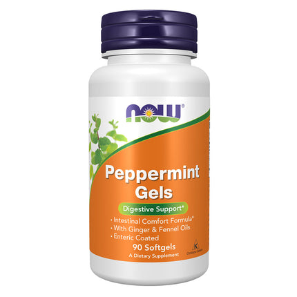 NOW Peppermint Gels (90 softgels)
