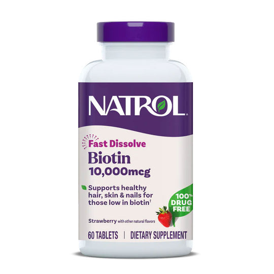 Natrol Biotin Fast Dissolve 10,000 mcg (60 tablets)