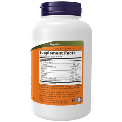 NOW Plant Enzymes (240 veg capsules)