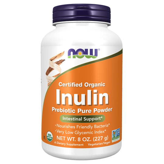 NOW Inulin Prebiotic Pure Powder (8 oz)