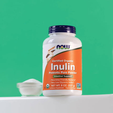 NOW Inulin Prebiotic Pure Powder (8 oz)