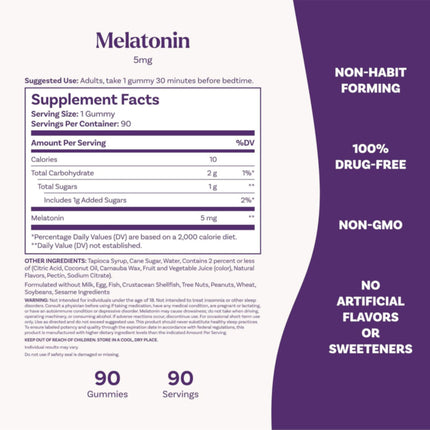 Natrol Melatonin Gummies 5mg (90 count)