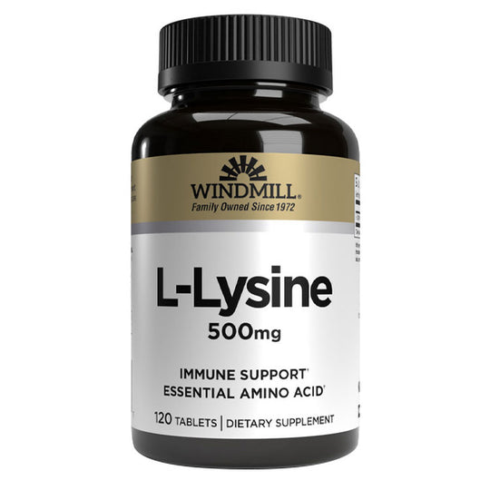 Windmill L-Lysine HCl 500mg (120 tablets)