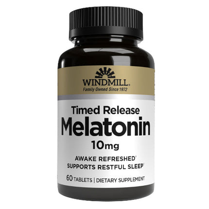 Windmill Timed-Release Melatonin 10mg (60 tablets)