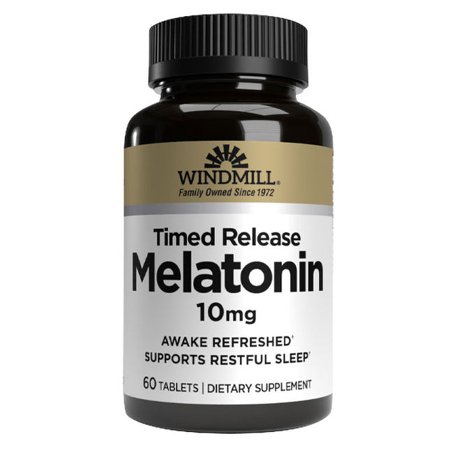 Windmill Timed-Release Melatonin 10mg (60 tablets)