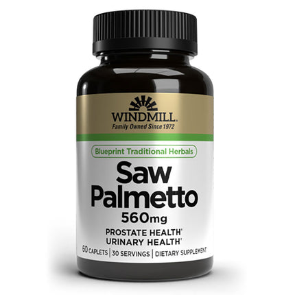 Windmill Saw Palmetto 560mg (60 caplets)