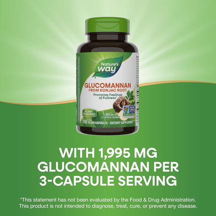 Nature's Way Glucomannan Root (100 capsules)