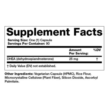 Olympian Labs DHEA 25mg (90 capsules)