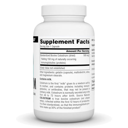 Source Naturals Colostrum (120 capsules)
