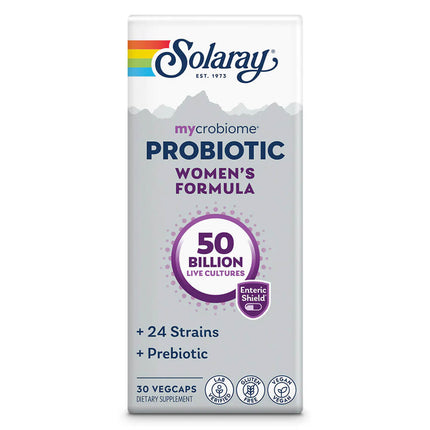 Solaray Mycrobiome Probiotic - Women's Formula (30 vegcaps)