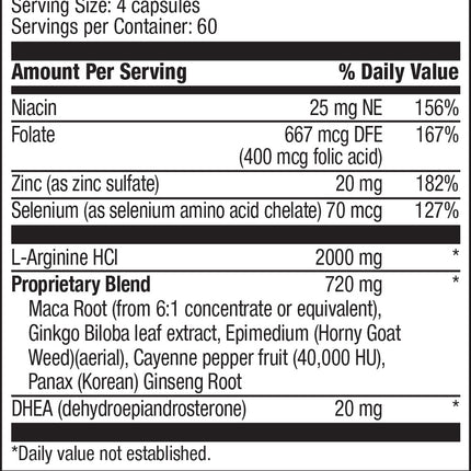 Hi-Health Priam Male Performance Formula (240 capsules)