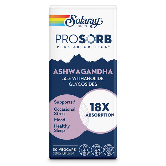 Solaray ProSorb Ashwagandha (30 vegcaps)